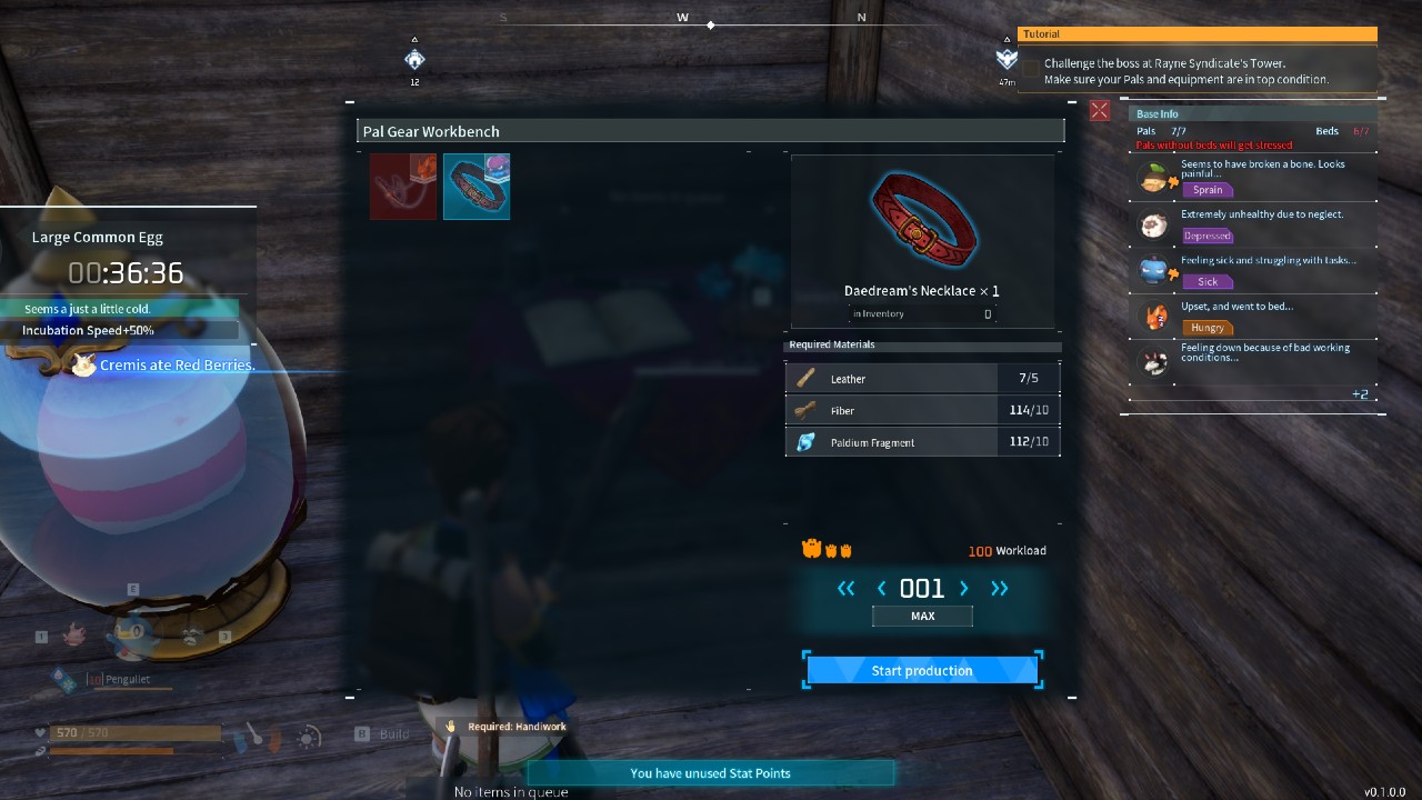 This Overpowered Early-Game Palworld Item Makes Everything Easy Daedreams-Necklace-Pal-Gear-Palworld