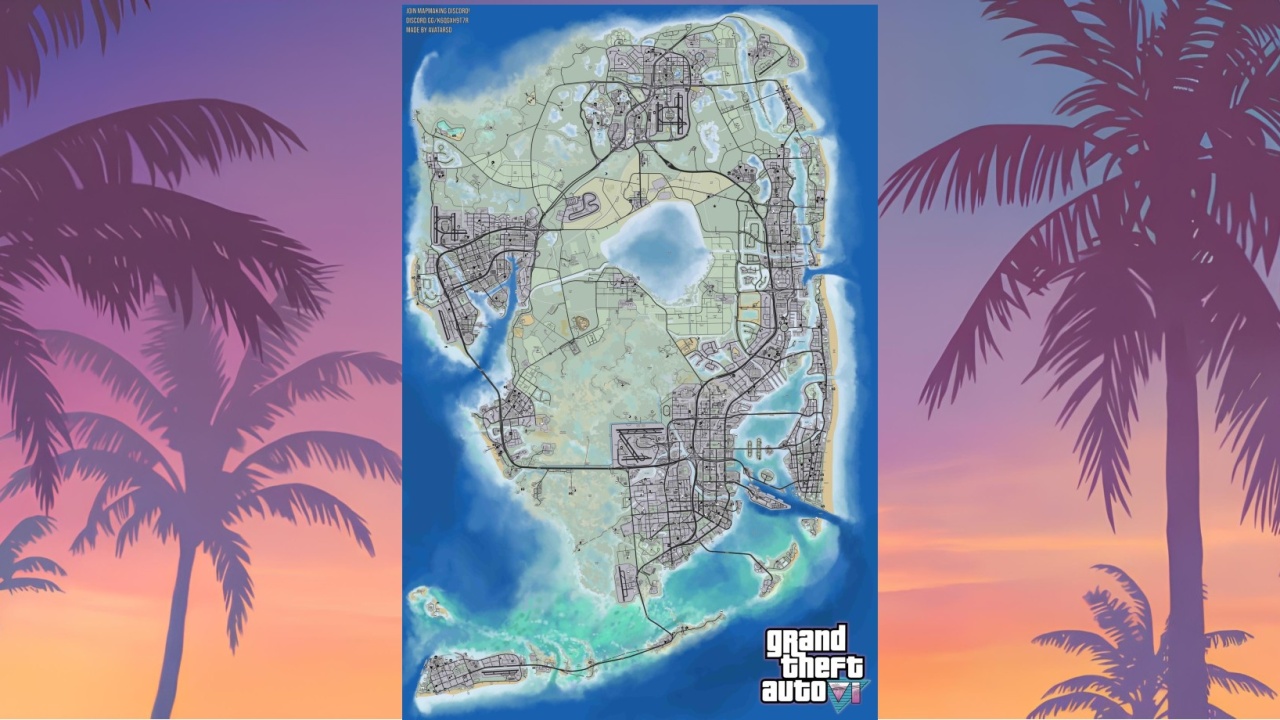This Leaked GTA 6 Map is Probably Real Based on Trailer Gameplay Grand-Theft-Auto-6-Map-Leak
