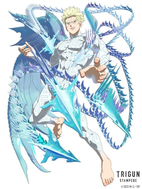 'TRIGUN STAMPEDE' New Season Title & Concept Art Revealed Knives-official-Art