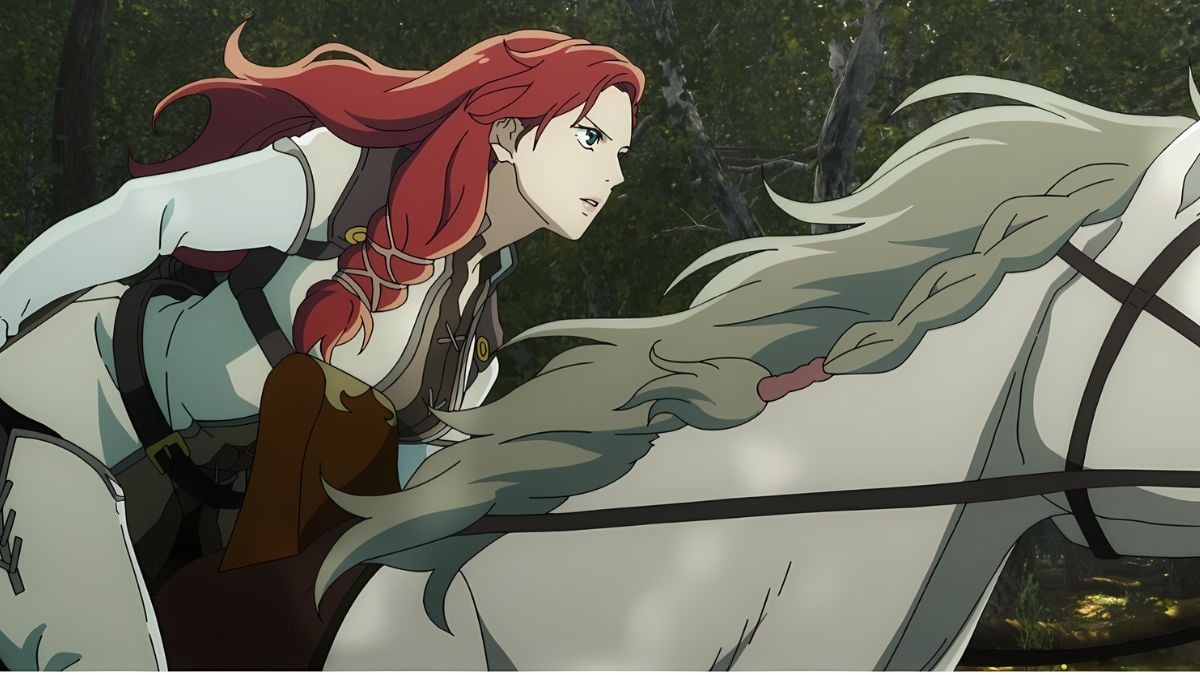 'Lord of the Rings' Anime Shares New Info at Anime Expo Lord-of-the-Rings-War-of-Rohirrim-official-screencap-of-Hera-valiantly-riding-a-horse