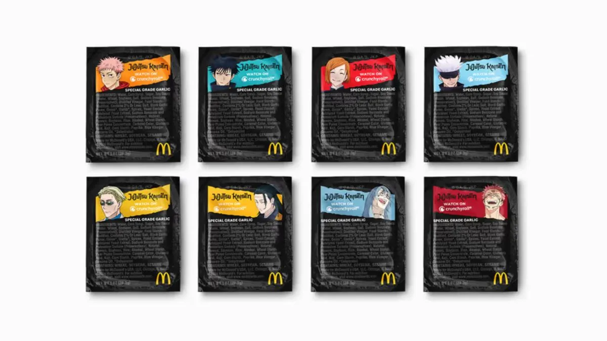 McDonald's Latest Collaboration With 'Jujutsu Kaisen' Is as Funny as It Is Delicious McDonalds-New-Jujusu-Kaisen-Black-Garlic-dipping-sauce