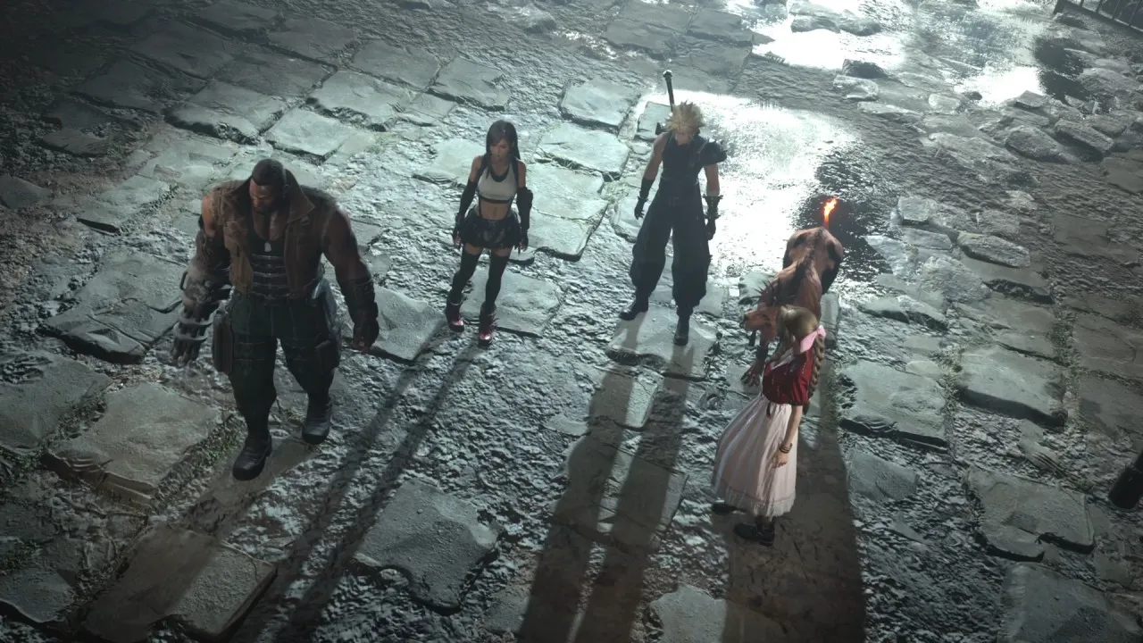 Final Fantasy VII Rebirth Review The-Whole-Gang-is-Here